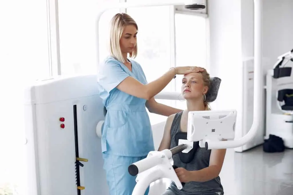 After severe TBI recovery, visit a rehab facility.