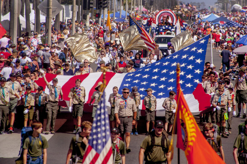 Huntington Beach 4th of July parade 