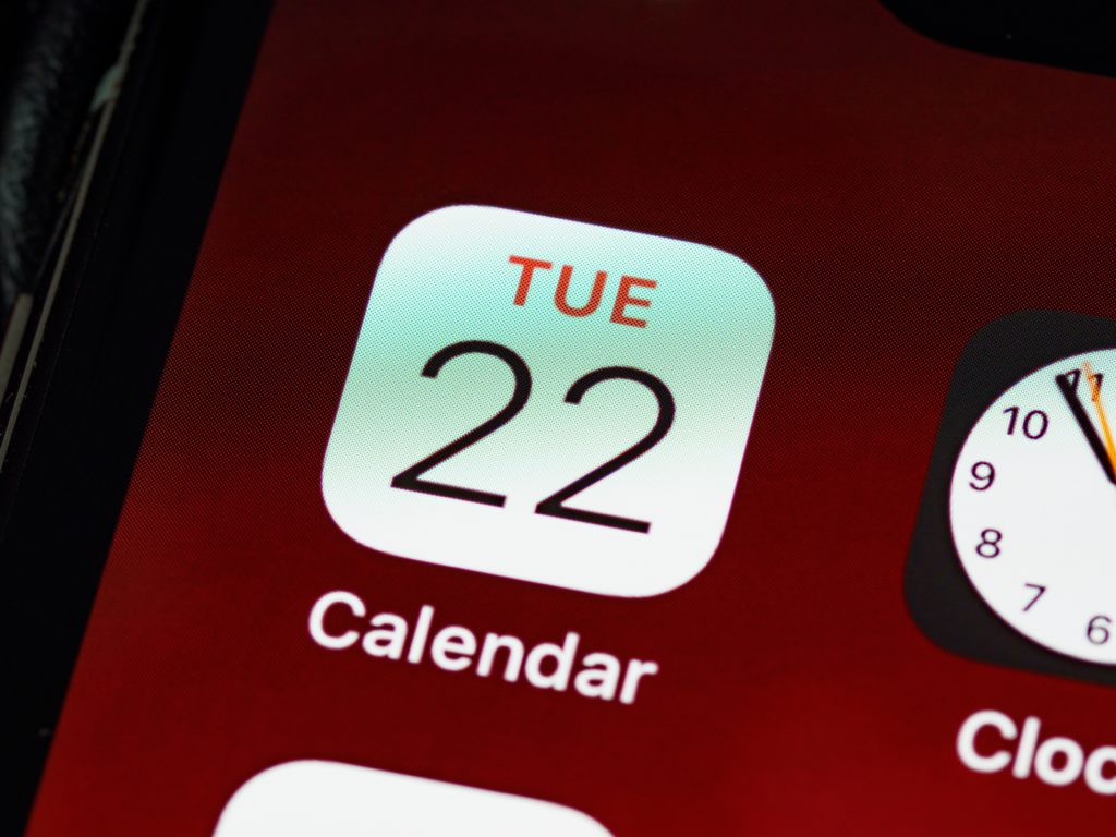 Calendar phone app