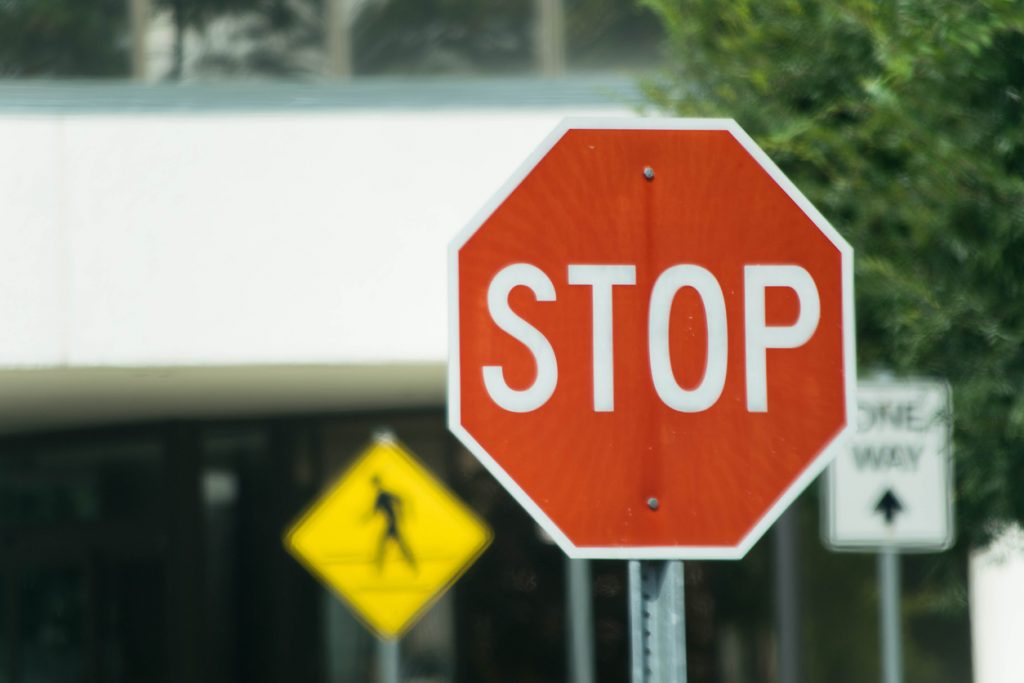 Stop sign
