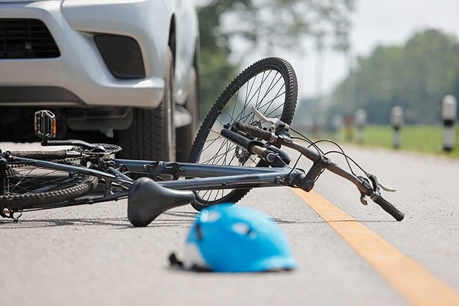 Bicycle accident