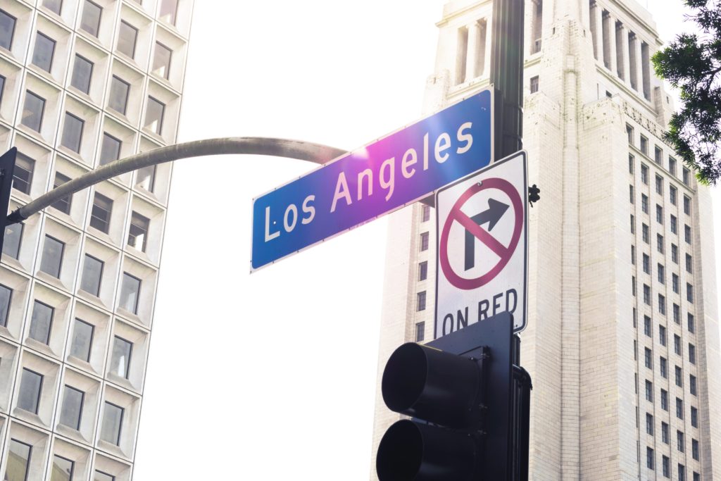 Los Angeles street sign