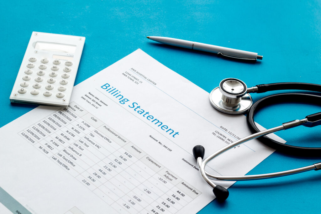 Woman on phone talking to insurance adjuster