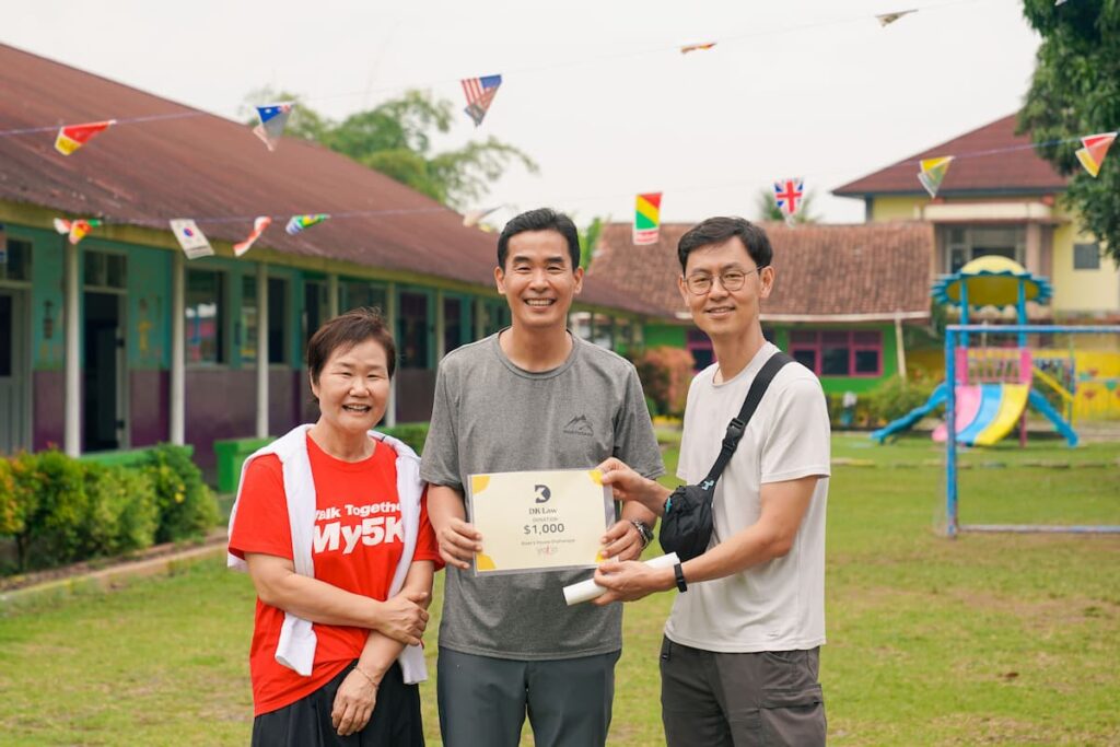 DK Law and Yana work together to help children worldwide.