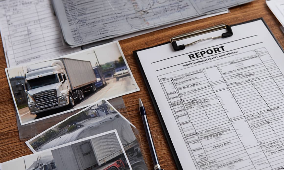 Truck accident evidence